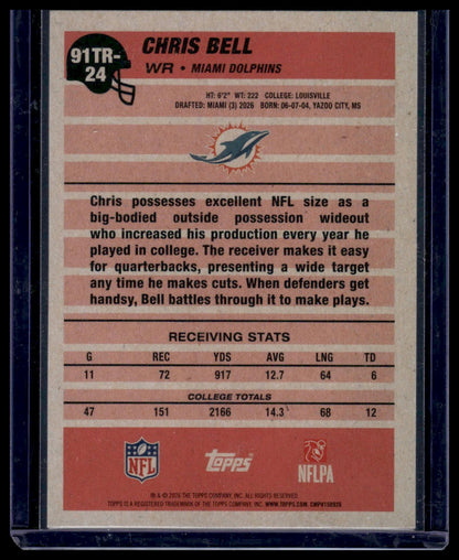 2026 Topps Flagship #91TR-24 Chris Bell 1991 Throwback