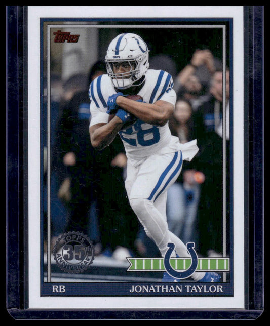 2026 Topps Flagship #91TF-49 Jonathan Taylor 1991 Topps Football