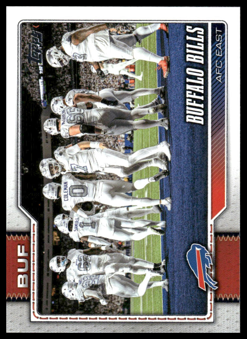 2026 Topps Football #279 Buffalo Bills Team Card