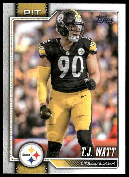 2026 Topps Flagship #254 T.J. Watt