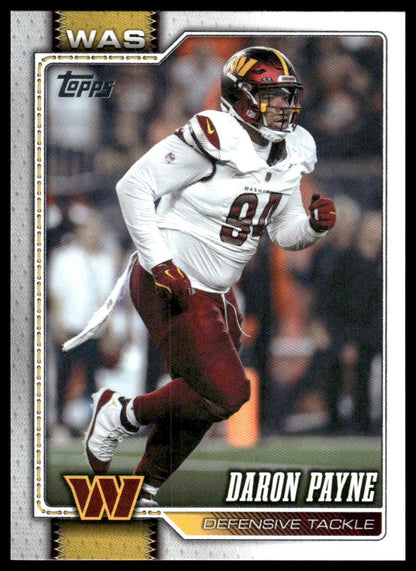2026 Topps Football #258 Daron Payne