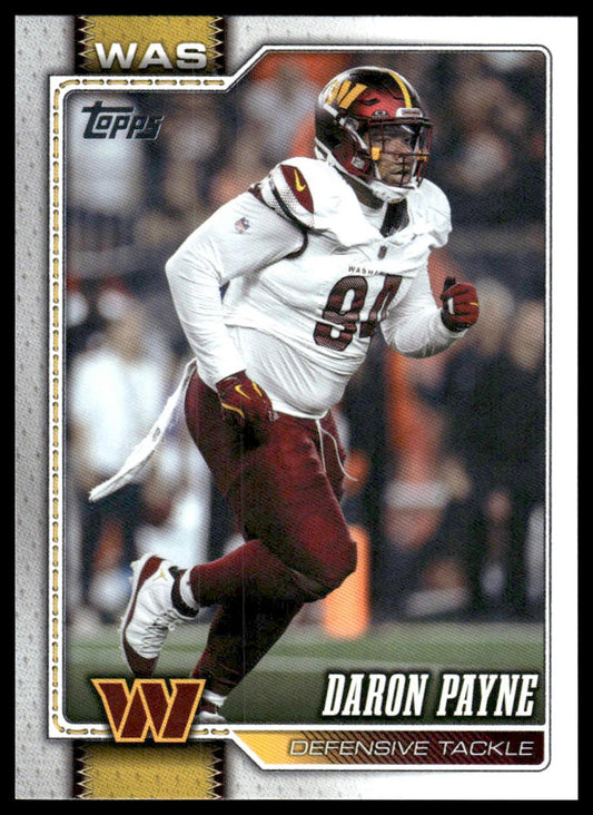 2026 Topps Football #258 Daron Payne