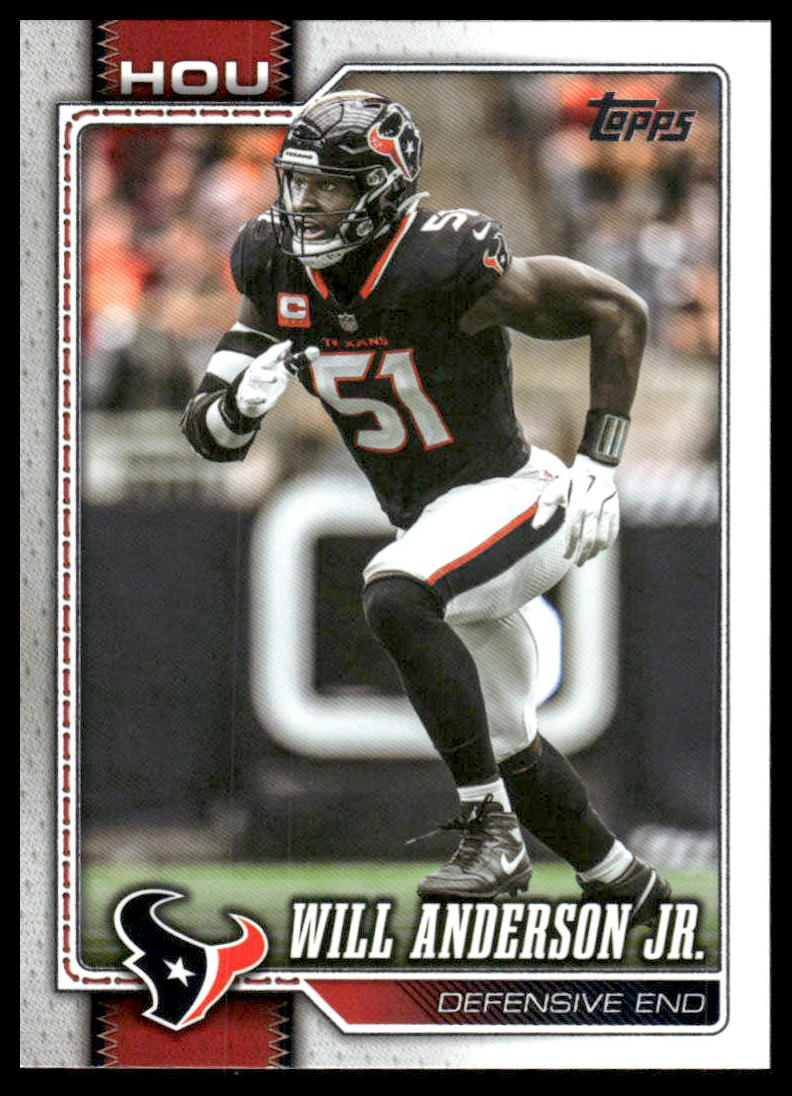 2026 Topps Football #82 Will Anderson Jr.