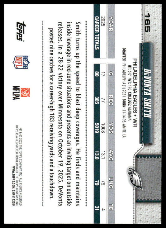 2026 Topps Flagship #165 DeVonta Smith