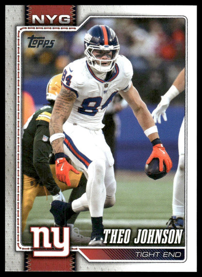 2026 Topps Football #151 Theo Johnson