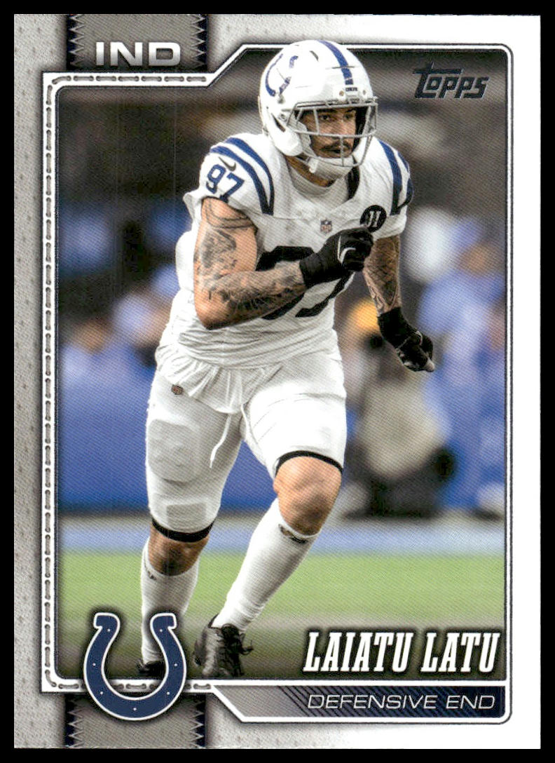 2026 Topps Football #228 Laiatu Latu
