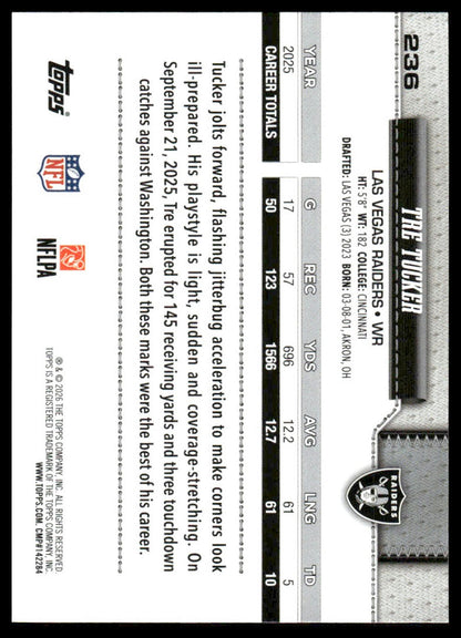 2026 Topps Flagship #236 Tre Tucker