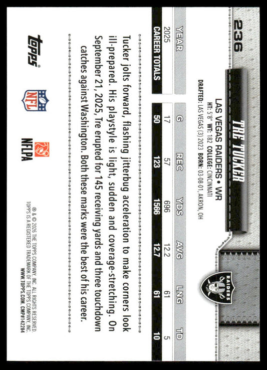 2026 Topps Flagship #236 Tre Tucker