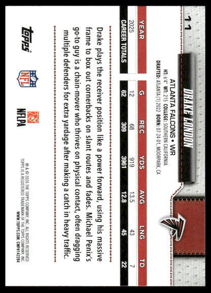 2026 Topps Football #11 Drake London