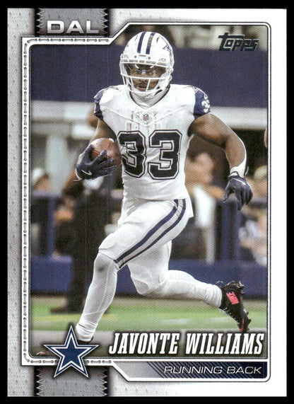 2026 Topps Football #51 Javonte Williams