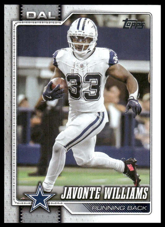 2026 Topps Football #51 Javonte Williams