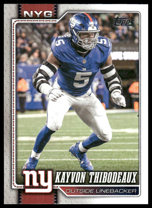 2026 Topps Football #245 Kayvon Thibodeaux