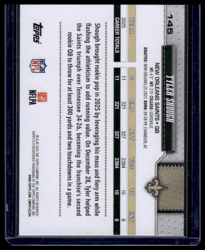 2026 Topps Flagship #145 Tyler Shough
