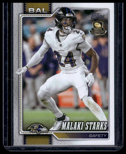 2026 Topps Football #207 Malaki Starks Topps All-Rookie Team