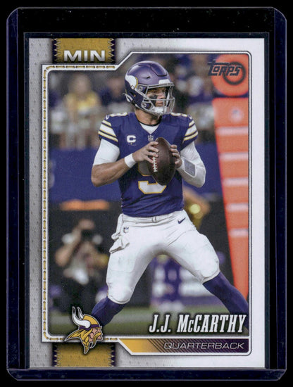 2026 Topps Flagship #134 J.J. McCarthy