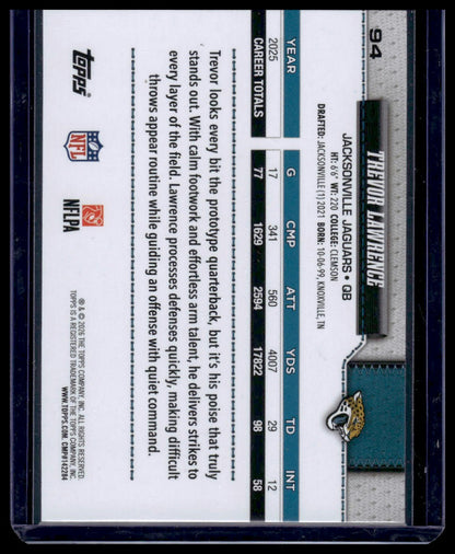 2026 Topps Football #94 Trevor Lawrence