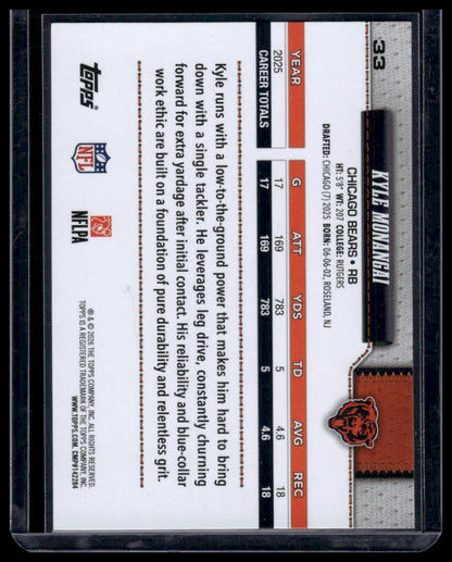 2026 Topps Flagship #33 Kyle Monangai