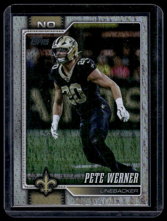 2026 Topps Flagship #44 Pete Werner Speckle/Sandglitter Foil