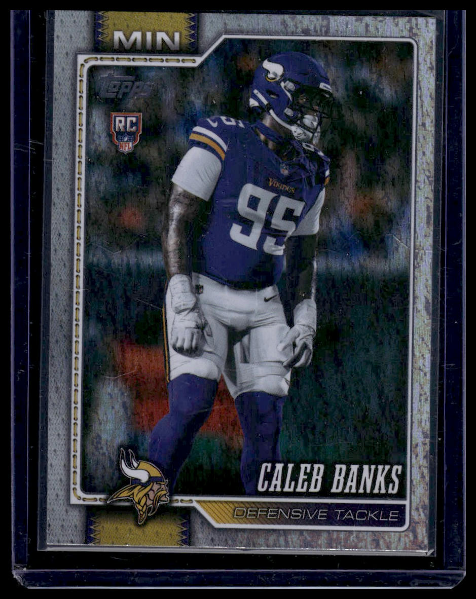 2026 Topps Flagship #384 Caleb Banks Speckle/Sandglitter Foil