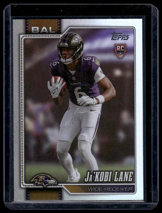 2026 Topps Flagship #331 Ja'Kobi Lane Foil (White/Silver)