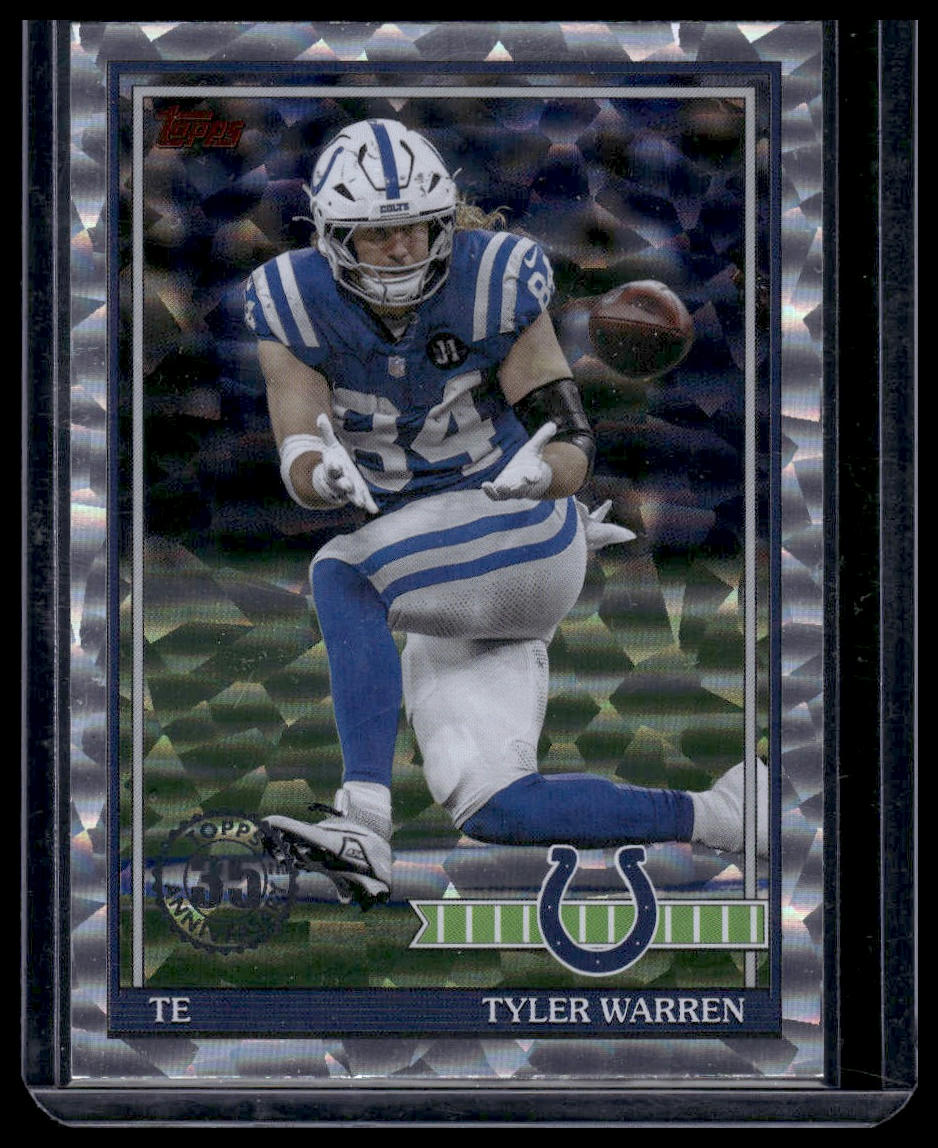 2026 Topps Flagship #91TF-48 Tyler Warren 1991 Topps Football Crackle