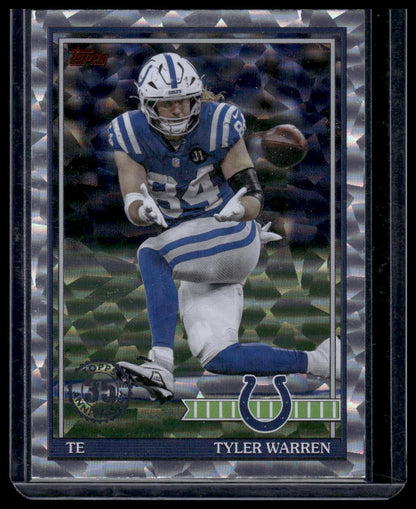 2026 Topps Flagship #91TF-48 Tyler Warren 1991 Topps Football Crackle
