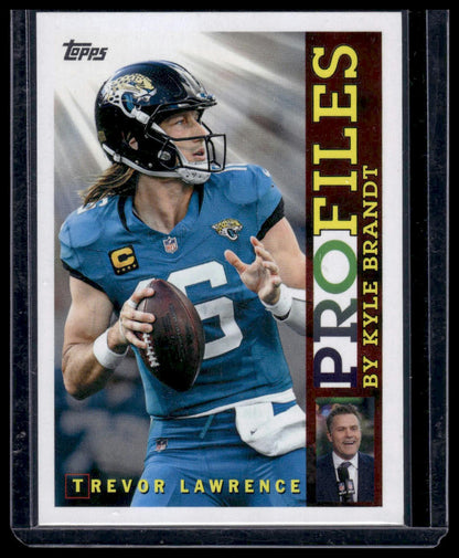 2026 Topps Flagship #TP-23 Trevor Lawrence Topps Profiles Insert