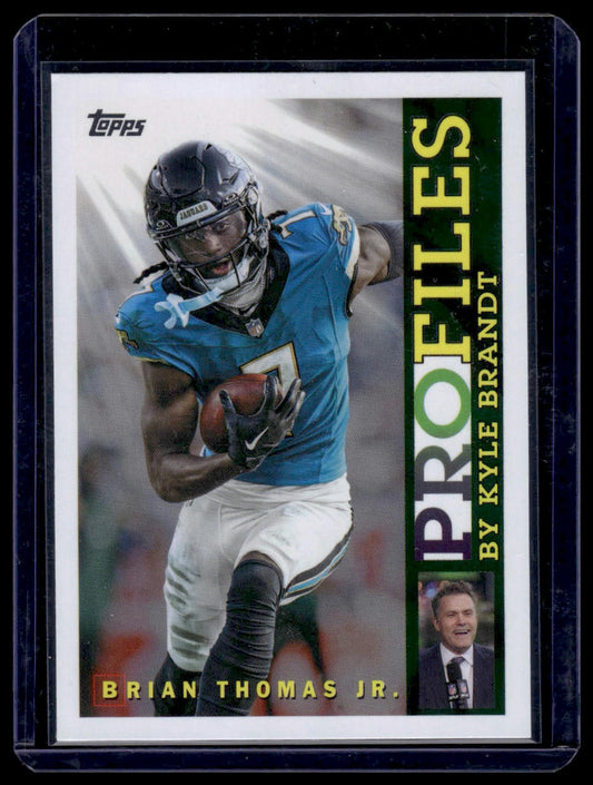 2026 Topps Football #TP-2 Brian Thomas Jr. ProFiles