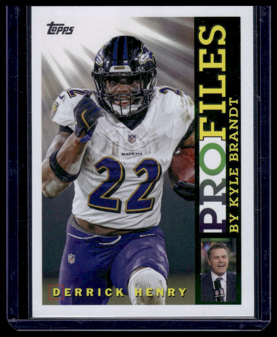 2026 Topps Flagship #TP-14 Derrick Henry Topps Profiles Insert