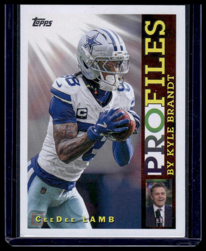 2026 Topps Flagship #TP-7 CeeDee Lamb Topps Profiles Insert