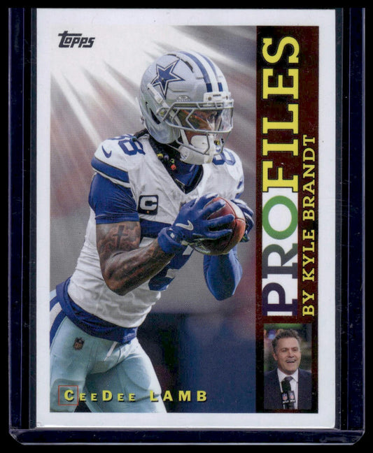 2026 Topps Flagship #TP-7 CeeDee Lamb Topps Profiles Insert