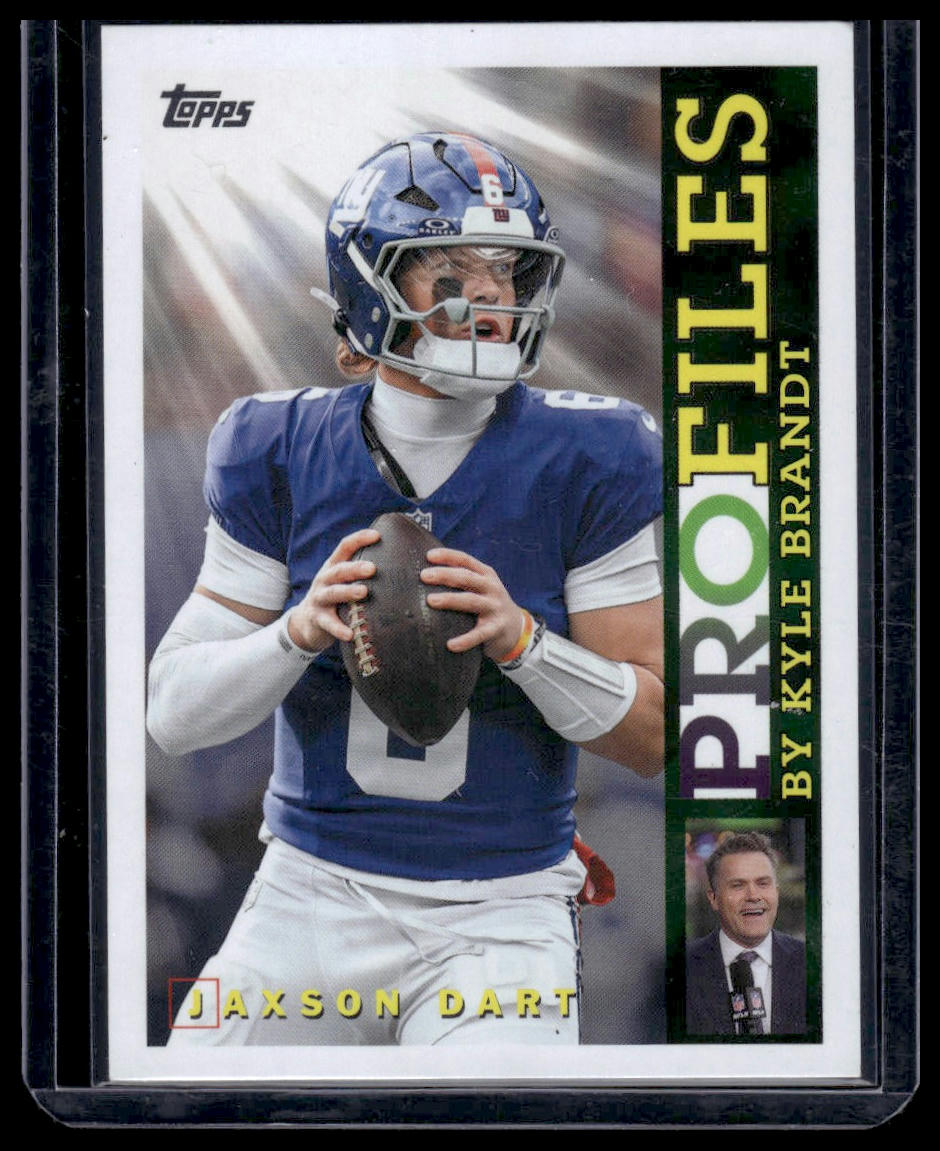 2026 Topps Flagship #TP-24 Jaxson Dart Topps Profiles Insert