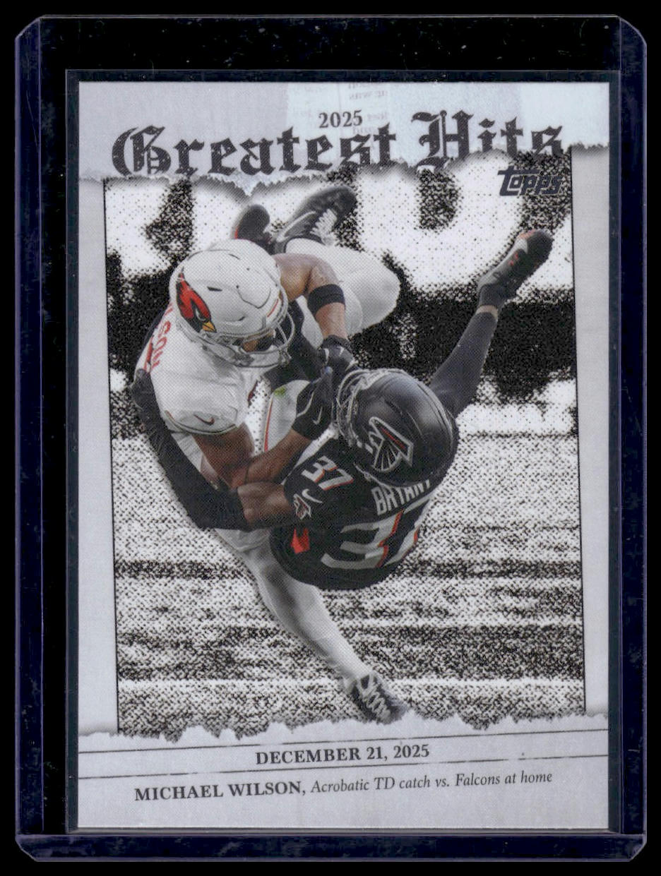 2026 Topps Football #25GH-MW Michael Wilson Greatest Hits