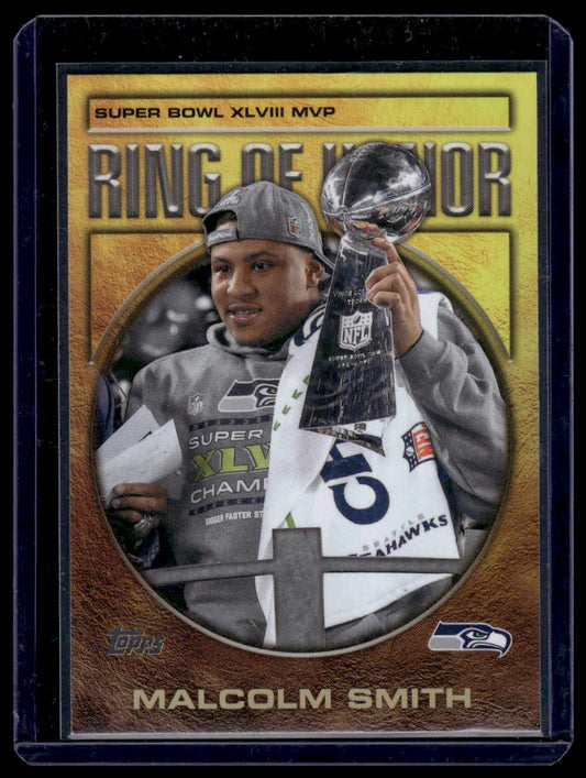 2026 Topps Flagship #ROH-3 Malcolm Smith Ring Of Honor Insert