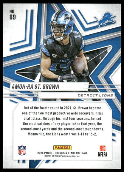 2025 Panini Rookies & Stars Football #69 Amon-Ra St. Brown