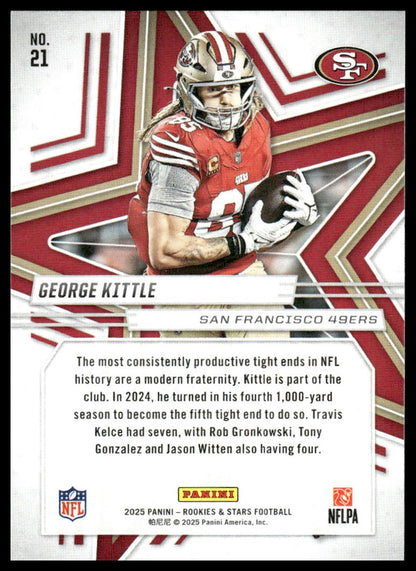 2025 Panini Rookies & Stars Football #21 George Kittle