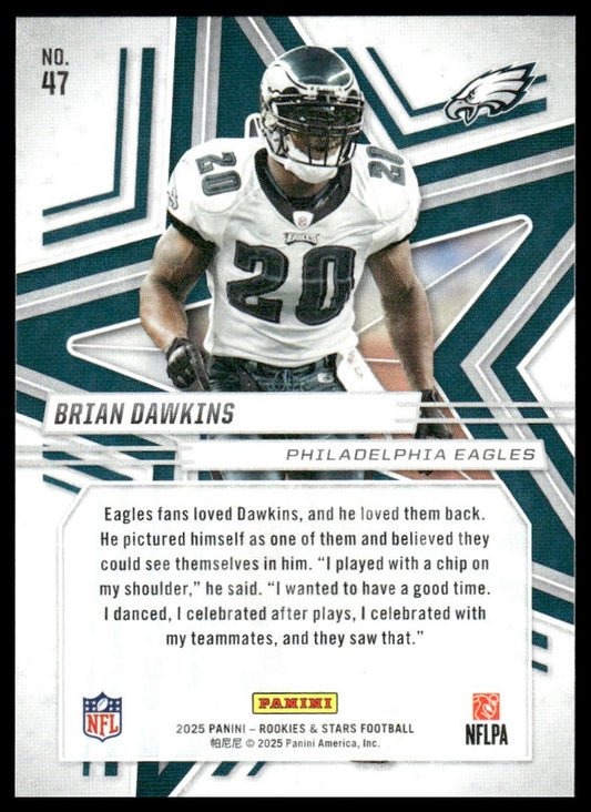 2025 Panini Rookies & Stars #47 Brian Dawkins Red