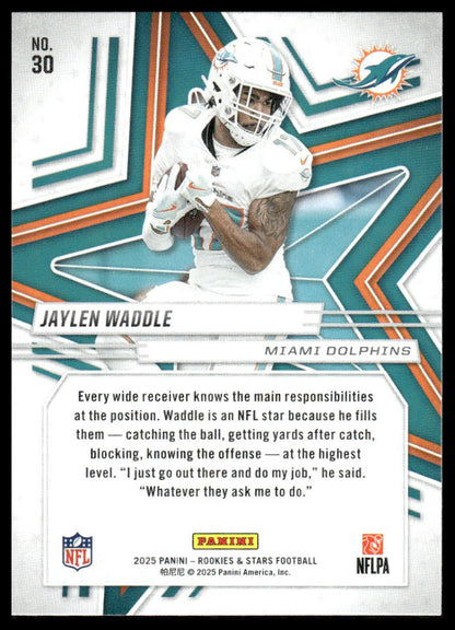 2025 Panini Rookies & Stars Football #30 Jaylen Waddle