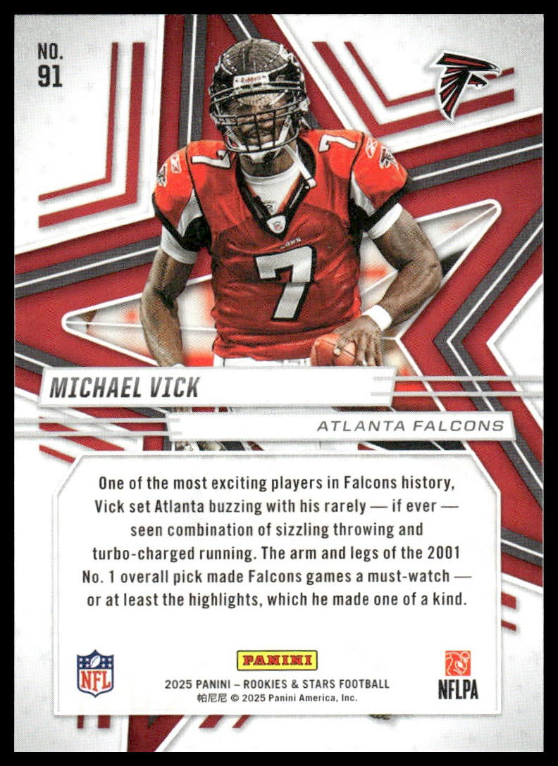 2025 Panini Rookies & Stars Football #91 Michael Vick