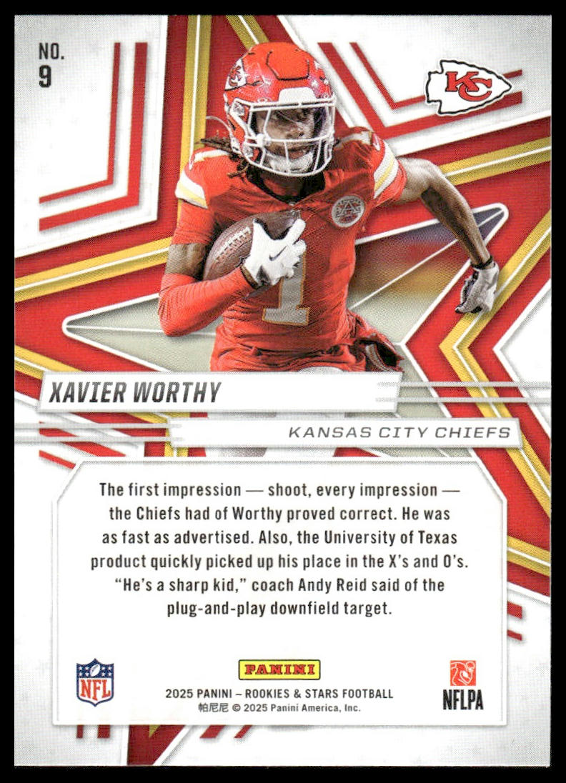 2025 Panini Rookies & Stars Football #9 Xavier Worthy