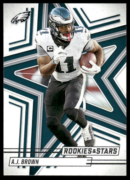 2025 Panini Rookies & Stars #46 A.J. Brown Red