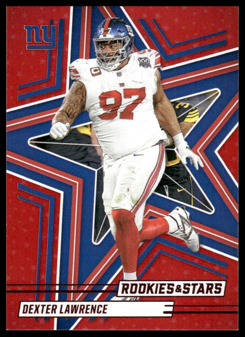 2025 Panini Rookies & Stars Football #42 Dexter Lawrence Red