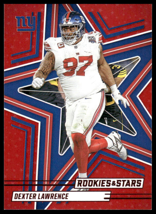 2025 Panini Rookies & Stars Football #42 Dexter Lawrence Red