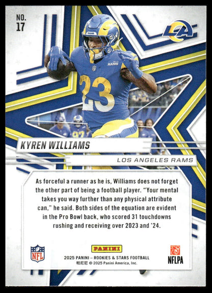 2025 Panini Rookies & Stars Football #17 Kyren Williams
