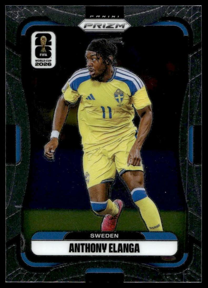 2026 Panini Prizm FIFA World Cup #499 Anthony Elanga Silver Prizm