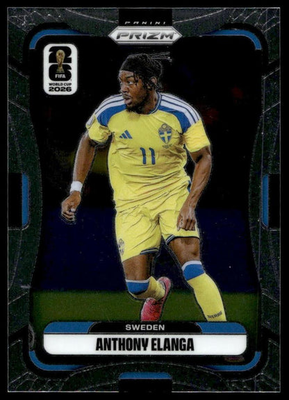 2026 Panini Prizm FIFA World Cup #499 Anthony Elanga Silver Prizm