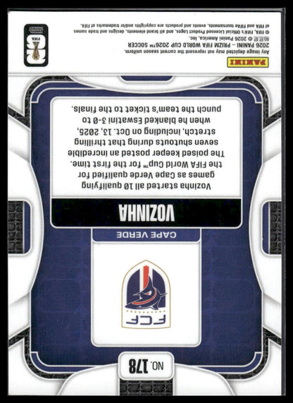 2026 Panini Prizm FIFA World Cup #178 Vozinha Silver Prizm