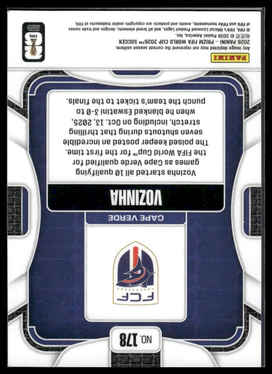 2026 Panini Prizm FIFA World Cup #178 Vozinha Silver Prizm