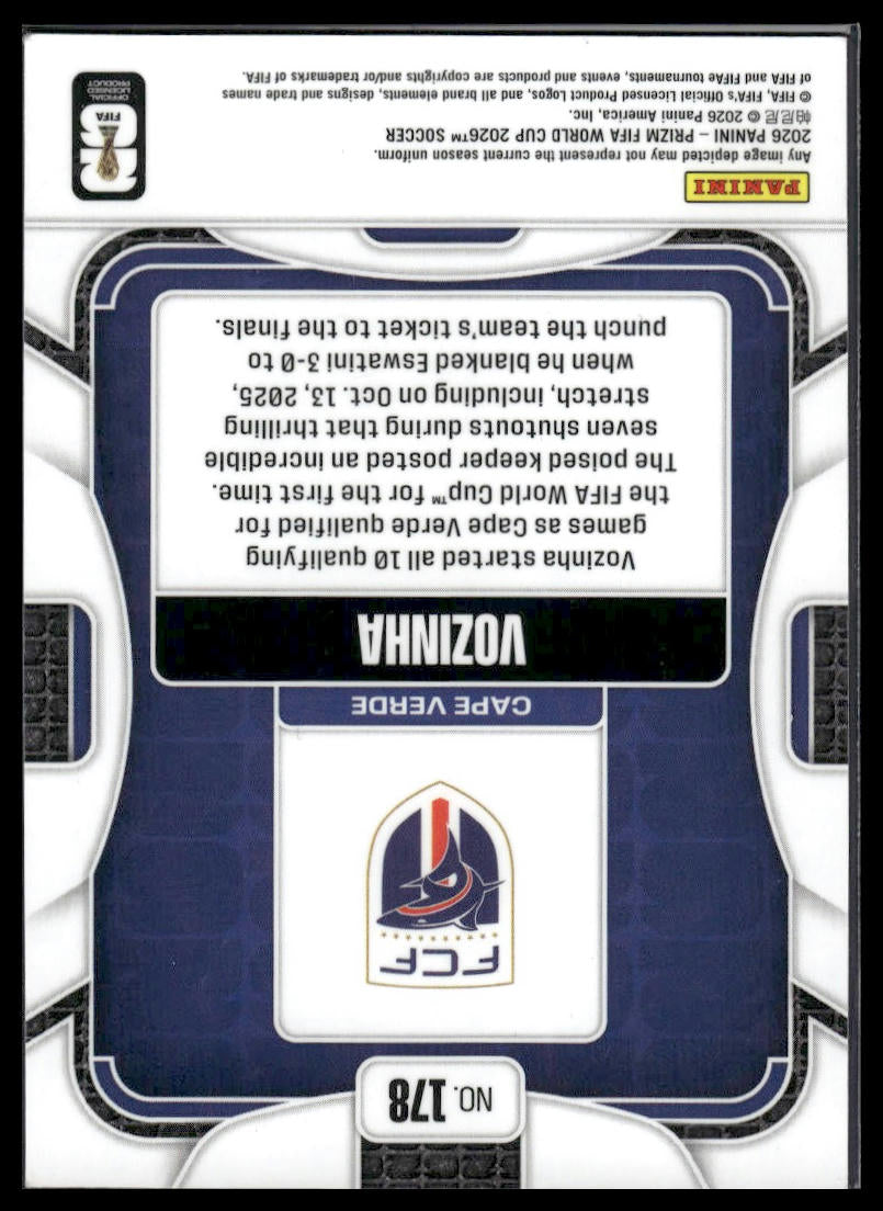 2026 Panini Prizm FIFA World Cup #178 Vozinha Silver Prizm