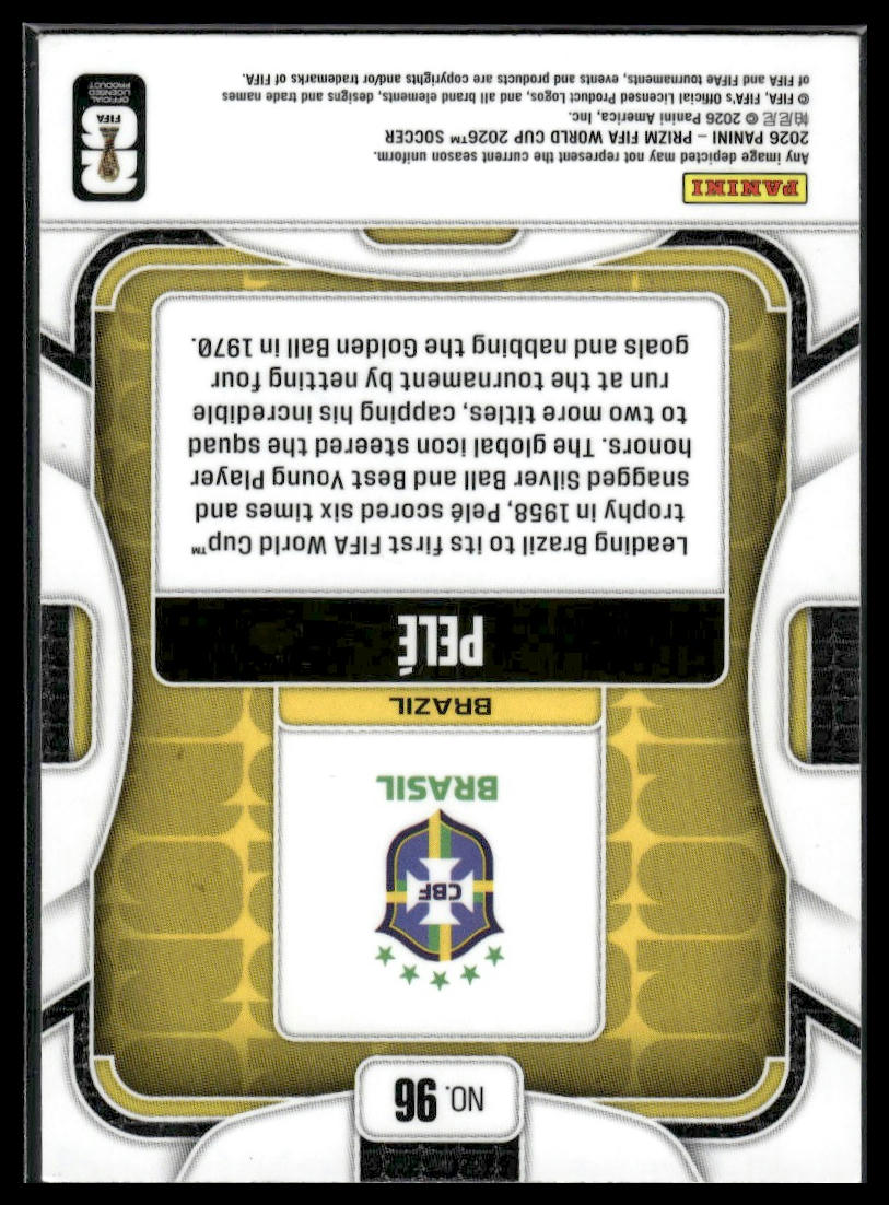 2026 Panini Prizm FIFA World Cup #96 Pele Legends